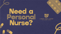 Caring Professional Nurse Facebook Event Cover Design