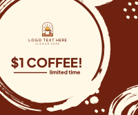 $1 Coffee Facebook Post Preview