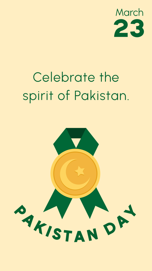Celebrate Pakistan Day Instagram Story Design Image Preview