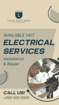 Electrical Installation Service Facebook Story Design