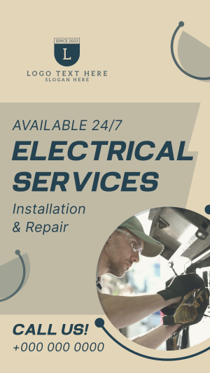 Electrical Installation Service Facebook story Image Preview