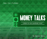 Money Talks Podcast Facebook Post Design