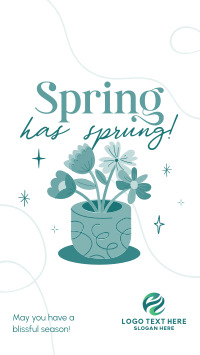 Spring Flower Pot Instagram reel Image Preview