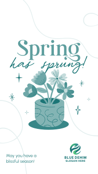 Spring Flower Pot Instagram Reel Image Preview