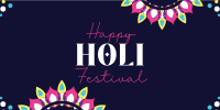 Holi Festival Twitter post Image Preview