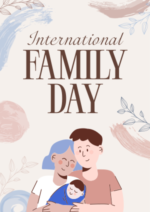 Floral Family Day Flyer Image Preview