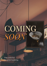 Cafe Opening Soon Flyer Image Preview