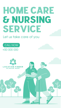 Homecare Service TikTok Video Design