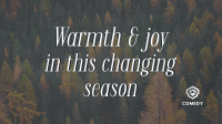 Autumn Season Quote Facebook event cover Image Preview