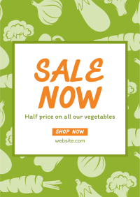 Vegetable Supermarket Flyer Design