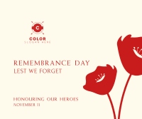 Remembrance Day Poppies Facebook post Image Preview
