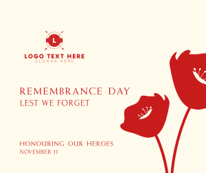 Remembrance Day Poppies Facebook post Image Preview