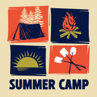 Sunny Hills Camp T-shirt Design