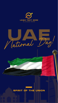 UAE National Flag Facebook Story Design