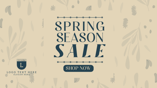 Spring Season Sale YouTube Video Design Image Preview