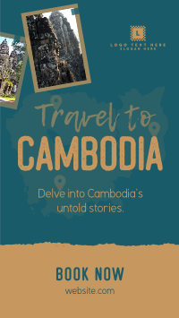 Travel to Cambodia TikTok Video Design