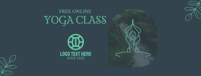 Online Yoga Class Facebook cover Image Preview