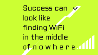 WIFI Motivational Quote Video Design