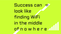 WIFI Motivational Quote Video Image Preview