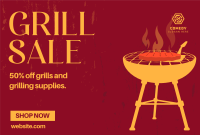 Fiery Hot Grill Pinterest board cover Image Preview