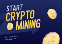 Crypto Mining Secrets Postcard Image Preview