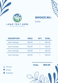 Spring Invoice Invoice Design
