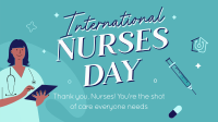 International Nurses Day Facebook Event Cover Design