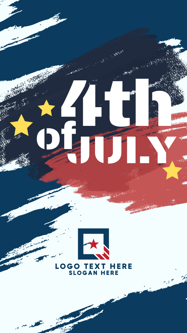 Fourth of July Instagram Story Design Image Preview