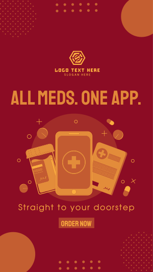 Meds Straight To Your Doorstep Facebook story Image Preview