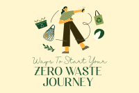 Living Zero Waste Pinterest Cover Design