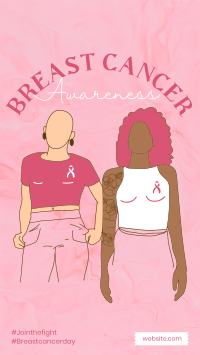 Breast Cancer Survivor Facebook Story Design