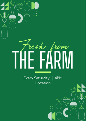 Fresh from the Farm Flyer Image Preview