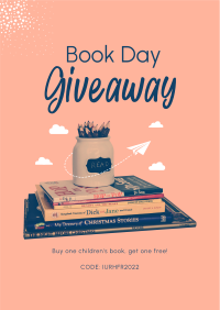 Book Giveaway Flyer Design