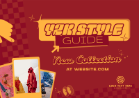 New Collection Y2K Style Guide Postcard Image Preview