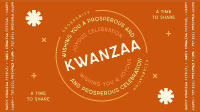 Kwanzaa Festival Facebook event cover Image Preview
