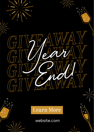 Year End Giveaway Poster Image Preview