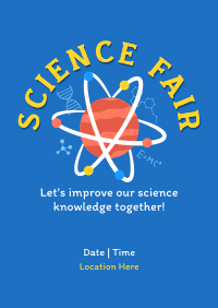 Science Fair Event Poster Image Preview