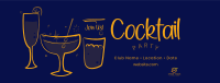 Cocktails Facebook cover Image Preview