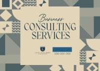 Consult Your Business Postcard Image Preview