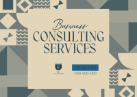 Consult Your Business Postcard Image Preview