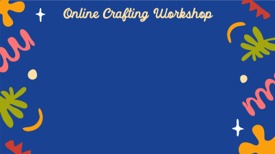 Online Crafting Workshop Zoom Background Image Preview