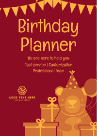 Birthday Planner Flyer Image Preview