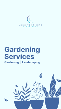 Professional Gardening Services Facebook story Image Preview
