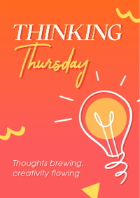 Thinking Thursday Thoughts Flyer Image Preview