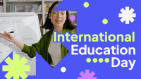 Quirky Playful Education Day Animation Preview