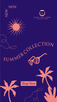 Boho Summer Collection Facebook Story Design