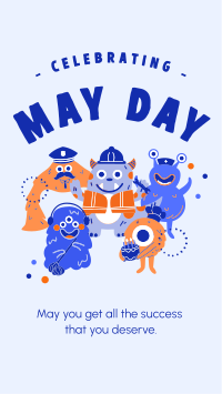 Celebrate May Day Instagram story Image Preview