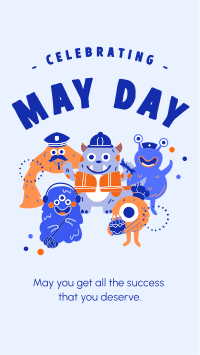 Celebrate May Day Instagram Story Design