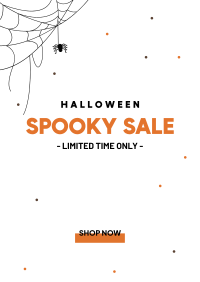 Spooky Sale Poster Design