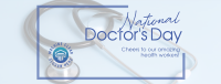 Celebrate National Doctors Day Facebook cover Image Preview